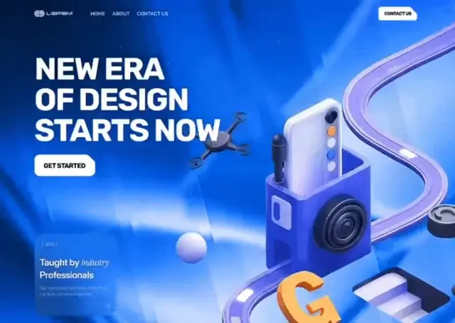 New Era campaign landing page built to receive paid traffic.