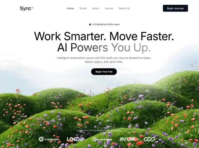 Stellar AI product site hero, second cut, shipped by the studio.